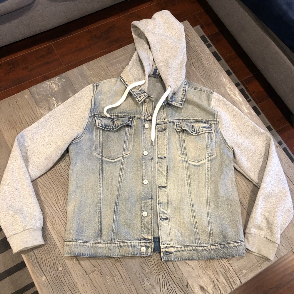 H&M Jean Jacket Hoodie
